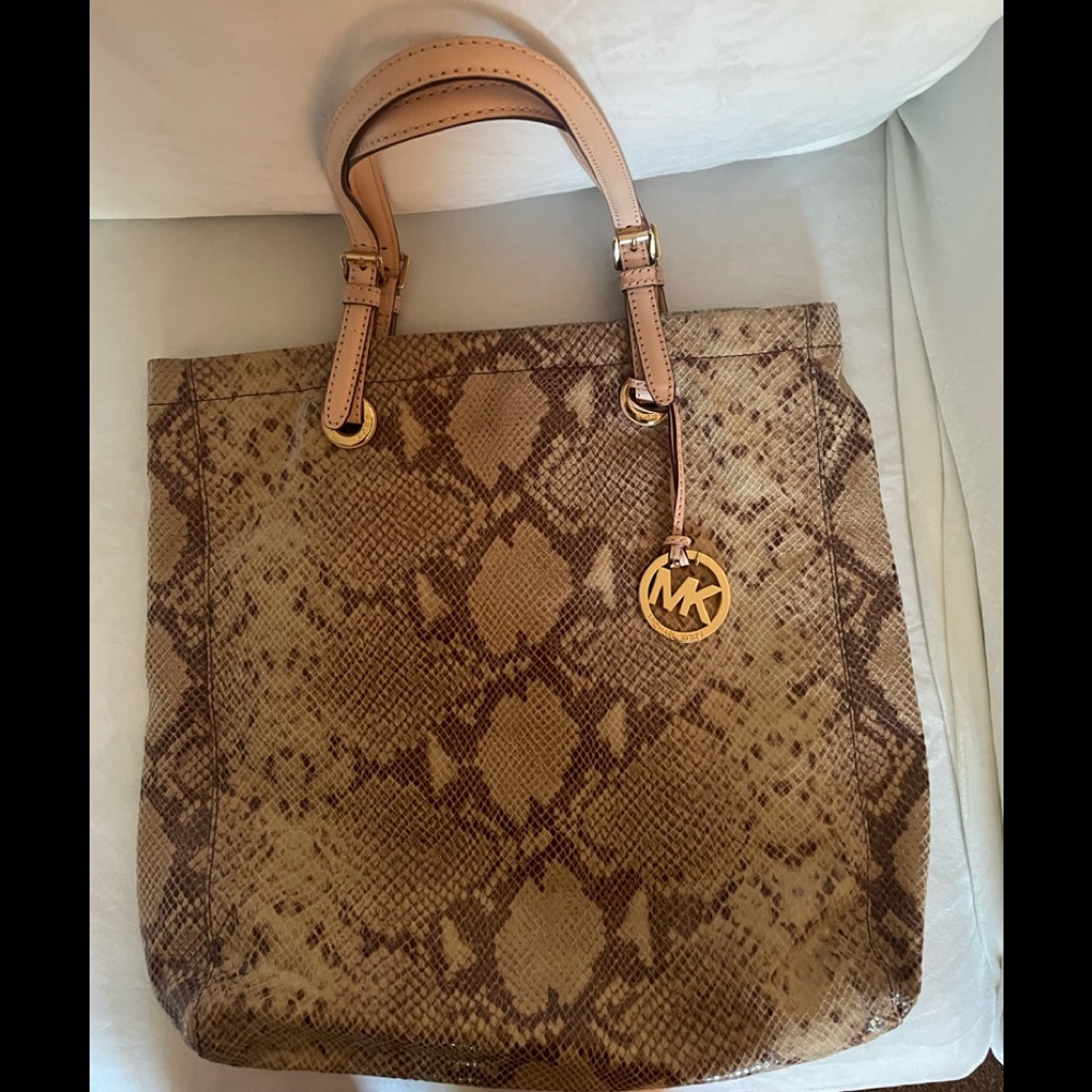 Snakeskin Michael Kors Tote